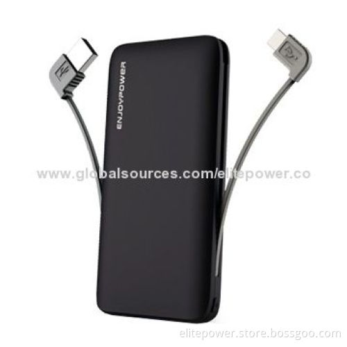 Wireless Chargers with 5,000mAh Capacity and Dual-USB Output, Used for iPad, iPhone, Samsung, HTC